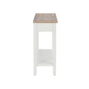 Console Table White 110 X 35 X 80 Cm Wood