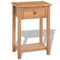 Console Table Solid Oak 50 x 32 x 75 Cm - Brown