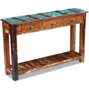 Console Table Solid Reclaimed Wood 120 x 30 x 76 Cm