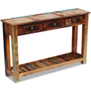 Console Table Solid Reclaimed Wood 120 x 30 x 76 Cm