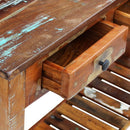 Console Table Solid Reclaimed Wood 120 x 30 x 76 Cm