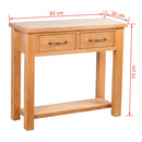 Console Table with 2 Drawers