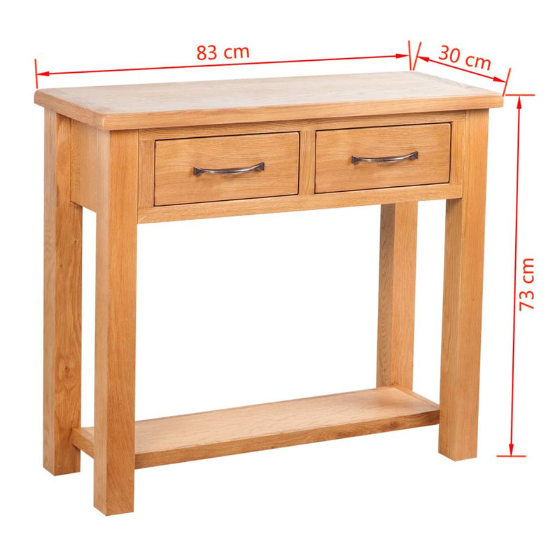 Console Table with 2 Drawers