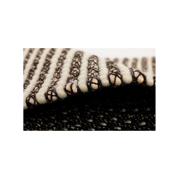 Contemporary White Coffee Serenity Rug