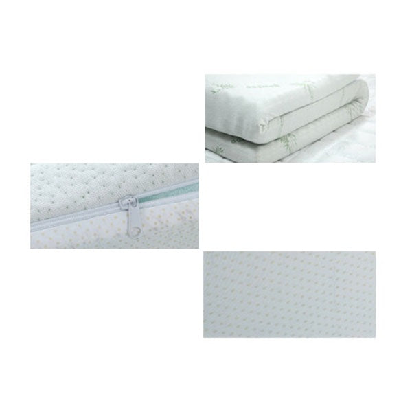 Cool Gel Memory Foam Topper Mattress Toppers With Bamboo Cover 5Cm