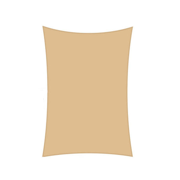 Sun Shade Sail Cloth Rectangle Heavy Duty Sand Canopy 2 X 4M