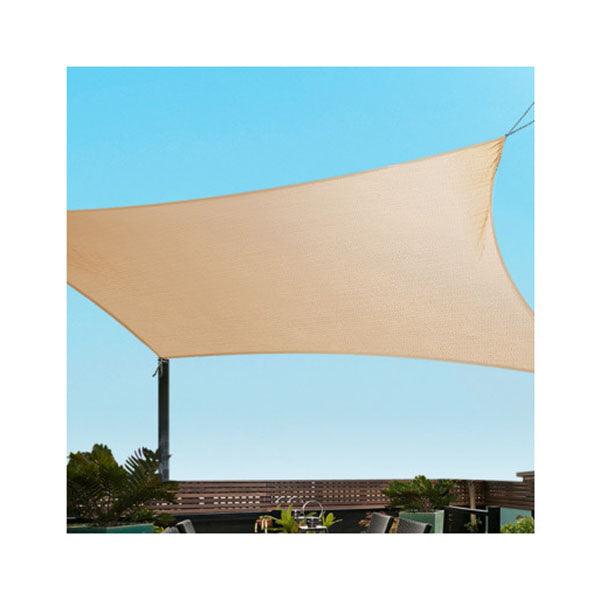Sun Shade Sail Cloth Rectangle Heavy Duty Sand Canopy 2 X 4M