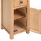Corner Cabinet Solid Oak 26 x 26 x 94 Cm - Brown