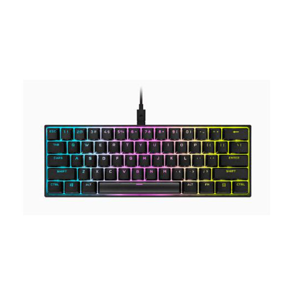 Corsair K65 RGB MINI 60percent Mechanical Gaming Keyboard Black