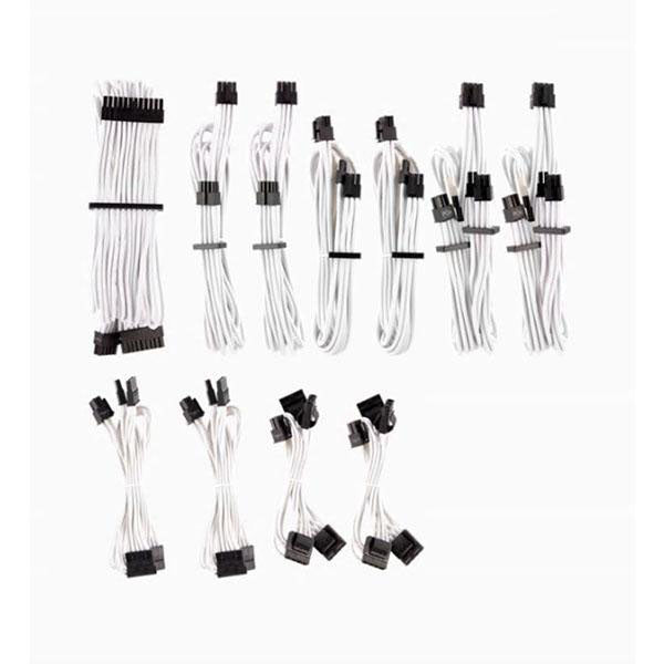 Corsair Psu White Premium Individually Sleeved Dc Cable Pro Kit