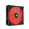 Corsair 120Mm Magnetic Levitation Red Led Fan With Airguide Single
