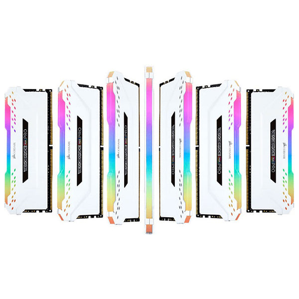 Corsair Vengeance RGB PRO 16GB DDR4 3200MHz C16 Gaming Memory White