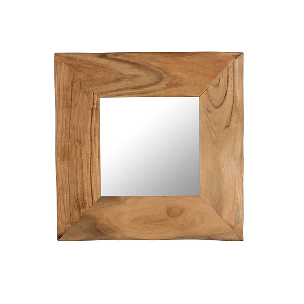 Cosmetic Mirror Solid Acacia Wood