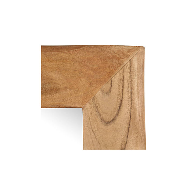 Cosmetic Mirror Solid Acacia Wood