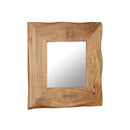 Cosmetic Mirror Solid Acacia Wood