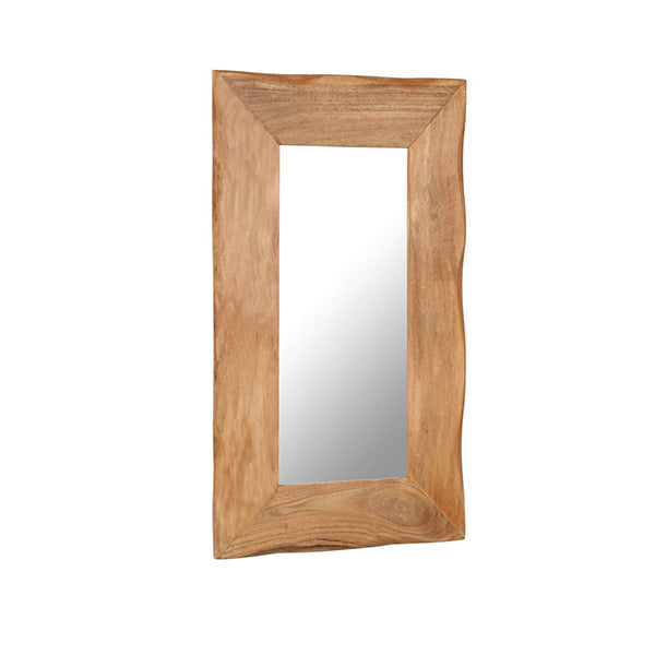 Cosmetic Mirror Solid Acacia Wood
