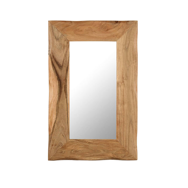 Cosmetic Mirror Solid Acacia Wood