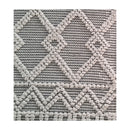 Cottage Style Handwoven Grey Rugs 160 X 225Cm