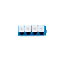 Lc Os1 Os2 Singlemode Coupler Flangeless Quad Ceramic Sleeve Blue
