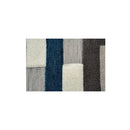 Crested Super Soft Polyester Evelyn Blue Rug