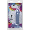 Crystal Jellies 7in Realistic Cock With Balls Clear