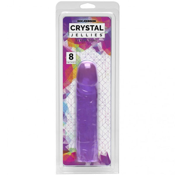 Crystal Jellies 8 In Classic Dong Purple