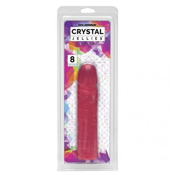 Crystal Jellies 8 in Classic Dong Pink