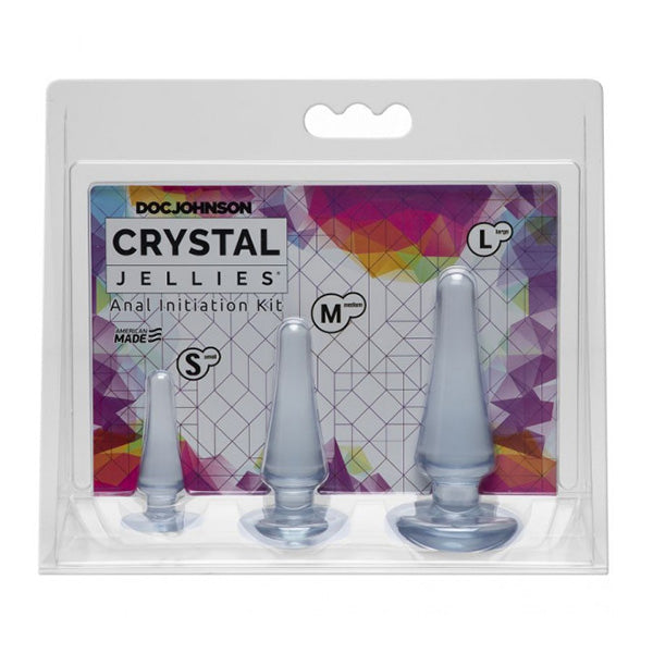 Crystal Jellies Anal Initiation Kit Clear