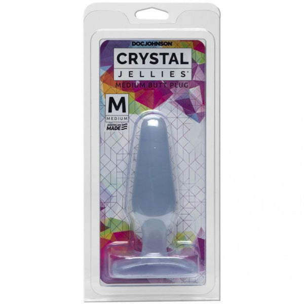 Crystal Jellies Medium Butt Plug Clear