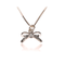 Cubic Zirconia Bow Necklace