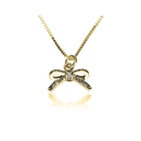 Cubic Zirconia Bow Necklace