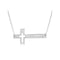 Cut Out Engraved Cross Necklace
