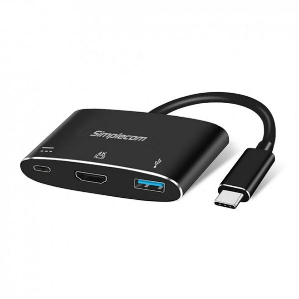 Simplecom DA310 USB3.1 TypeC to HDMI USB3.0 Adapter with PD Charging