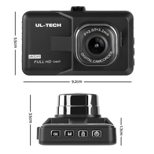 Dash Camera 1080P Hd Cam Car Recorder Dvr Video Vehicle Camera 32Gb
