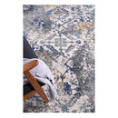 Delicate Blue Green Contemporary Rug