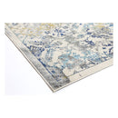 Delicate Blue Green Contemporary Rug