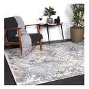 Delicate Blue Green Contemporary Rug