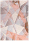 Dimensions Divinity Shatter Blush Modern Rug