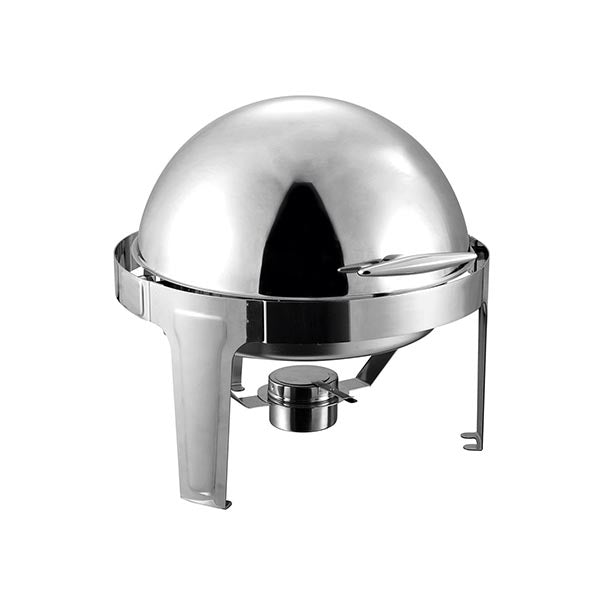 Soga 6L Stainless Steel Chafing Food Warmer Dish Round Roll Top