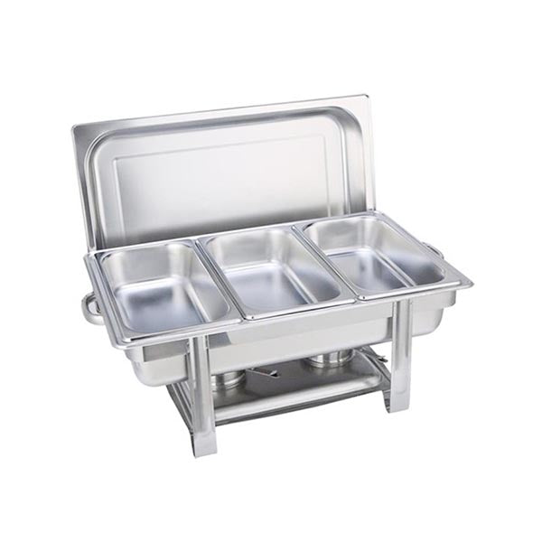 Soga Triple Tray Stainless Steel Chafing Catering Dish Food Warmer