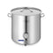 Soga Stainless Steel Brewery Pot 50L With Beer Valve 40X40Cm