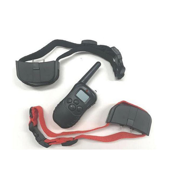 2X Stop Barking Training Dog Collars 2 In 1 Rechargeable Vibration