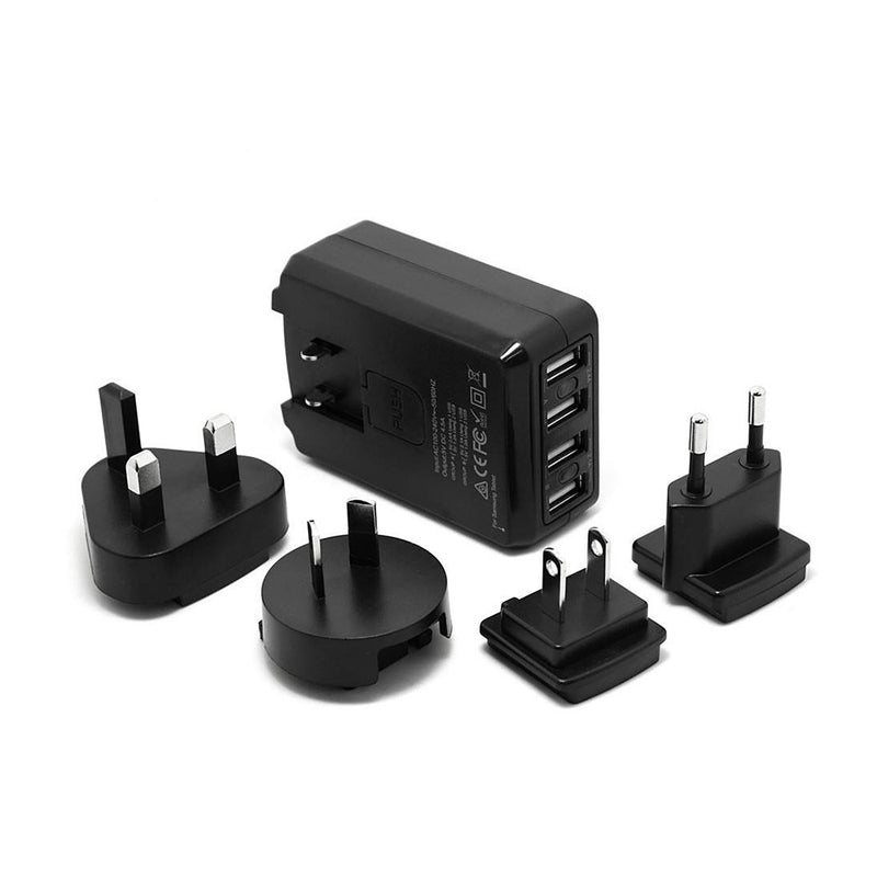 4.5 Amp Rapid Travel Charger with 4 Ports
