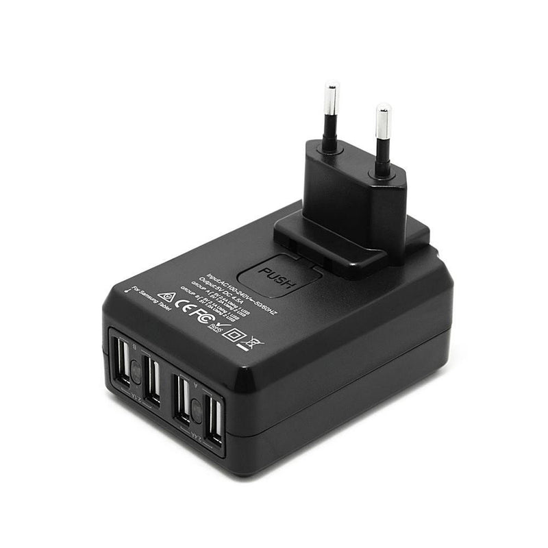 Mozbit 4.5A 4-Port USB Rapid Travel Charger