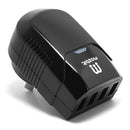 4 Port 3.4A AC Power Travel Home Wall Charger Adapter For Smartphone