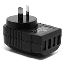 4 Port 3.4A AC Power Travel Home Wall Charger Adapter For Smartphone