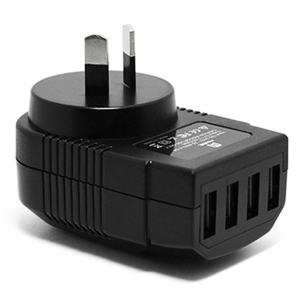 4 Port 3.4A AC Power Travel Home Wall Charger Adapter For Smartphone