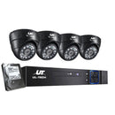 Dvr 1080P Day Night 2Mp Ip 4 Dome Cctv Security Home Camera System