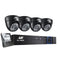 Dvr 1080P Day Night 2Mp Ip 4 Dome Cctv Security Home Camera System
