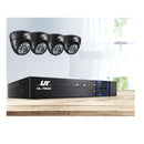 Dvr 1080P Day Night 2Mp Ip 4 Dome Cctv Security Home Camera System